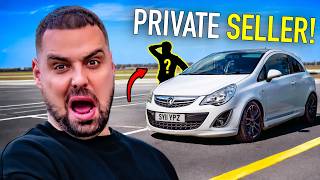 BUYING A SALVAGE VAUXHALL CORSA FROM A PRIVATE SELLER Ft Jesse Collingham [upl. by Adas]