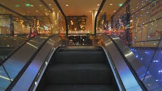 Sweden Stockholm Globen Shopping 4X escalator [upl. by Asquith]