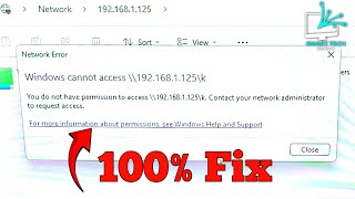 Windows cannot access shared folder Windows 11  How to Fix Network Error Windows Cannot Access [upl. by Apfelstadt916]