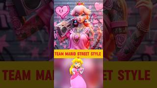 Marios Team As Street Style 🤟🥰💥 Super mario characters  Super mario shorts mario supermario [upl. by Hosea213]