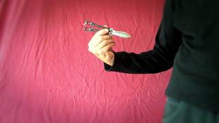 Basic Backhand Twirl  Tutorial 26  Beginner Balisong Move [upl. by Thurston]