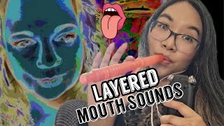 ASMR PSYCHEDELIC MOUTH SOUNDS Layered Visuals amp Triggers ✨😜 StellaTinglesASMR [upl. by Auot]