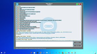 C Windows Forms Chatbot Without Using API free Open Source Code [upl. by Ditmore46]