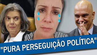 CARLA ZAMBELLI quotCHORAquot NAS REDES APÓS SER CHAMADA DE BURRA E VIRAR RÉ  quotELES TÃO PASSANDO POR CIMAquot [upl. by Teresina393]