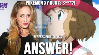 ☆POKEMON XY amp Z DUB SUCKS SERENAS ENGLISH VAs ANSWER ☆ [upl. by Selimah]