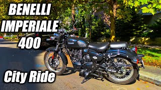 Benelli Imperiale 400  City Ride [upl. by Kendre38]