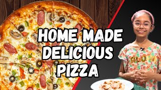 Pitta Bread Pizza by laila  Easy Pizza Recipe  Lailas creations [upl. by Shakti]