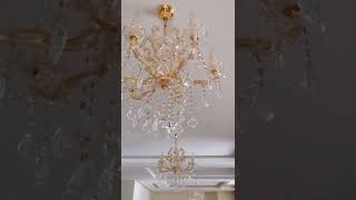 CRYSTAL CHANDELIER LIGHT shortvideo [upl. by Artenak]