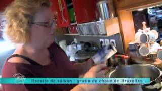 Recette de saison  Gratin de choux de Bruxelles à la normande [upl. by Touber]