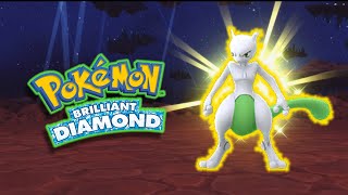 Shiny Mewtwo Pokemon Brilliant Diamond  BDSP [upl. by Yssej643]