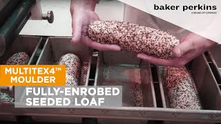 Baker Perkins Multitex4™ Bread Moulder Seeded Dough Pieces [upl. by Elenahc]