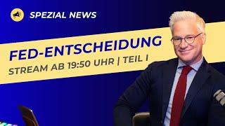 FEDZinsentscheidung  Senkung um 50 Basispunkte  100 Basispunkte 2024 amp 100 in 2025 [upl. by Damales]