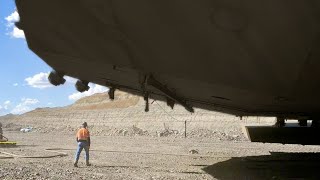 One of the largest mobile land machine ever built up close Dragline Excavator operation [upl. by Babbette]