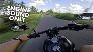 250CC VTwin Benelli Keeway V250 sound RAW Onboard 4K [upl. by Dunaville]