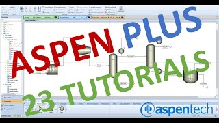 ASPEN PLUS TUTORIALS INTRODUCTION COURSE  BASICS 1 [upl. by Wehtta]