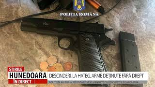 DESCINDERI LA HAȚEG ARME DEȚINUTE FĂRĂ DREPT [upl. by Leoni]