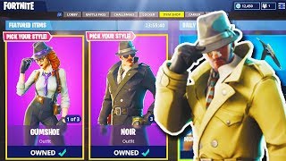 NEW Fortnite DETECTIVE SKINS GAMEPLAY Fortnite Battle Royale [upl. by Ty]