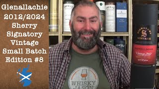 Glenallachie 20122024 Sherry Signatory Vintage Small Batch Edition 8  Review by WhiskyJason [upl. by Airdnal]