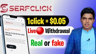 Serfclick website 005 per click  Serfclick website full review  serfclick website withdraw [upl. by Adnohryt99]