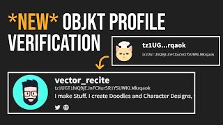 How to setup OBJKT profile  Tezos tzprofiles verification [upl. by Mathian]