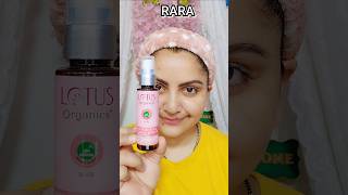 ROSEWATER BENEFITS FOR FACE raralifestyle makeup rara skincare lotusorganics [upl. by Yonita]