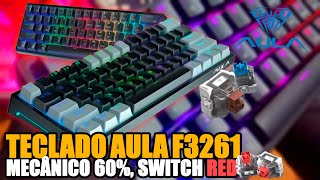 AULA F3261  Teclado Mecânico 60 Gaming [upl. by Anyrb]