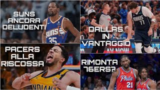 Le gare 3 del primo turno Pacers Mavs 7ers e Wolves vittoriosi  La mia analisi [upl. by Caprice]