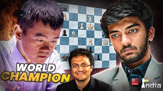 When the World Champion shows his class  Gukesh vs Ding Liren  Tata Steel Masters 2024 [upl. by Nosnor734]