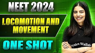 LOCOMOTION AND MOVEMENT in 1 Shot FULL CHAPTER ConceptsPYQs  Prachand NEET [upl. by Ledda]