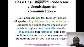 Cours 2 Sociolinguistique [upl. by Arabel]