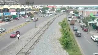 DESCARRILAMIENTO DE TREN 01 SEPTIEMBRE 2017 SAN JUAN DEL RIO [upl. by Britteny]