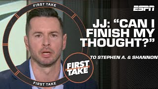 JJ Redick wants Stephen A amp Shannon Sharpe to LISTEN UP  First Take [upl. by Blackmore]