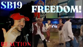 SB19  FREEDOM quotRapplerquot Live Reaction [upl. by Billmyre800]