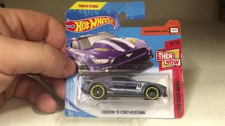 Hot Wheels Custom 15 Ford Mustang purple  Hot wheels Ford Mustang Custom  Hot Wheels Then Now [upl. by Maximo]