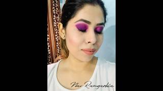 Eyes makeup 💜🩷reelsmakeupaexploreyoutubeshortsshortmakeupmakeuptutorialexploreviralvideo [upl. by Lienhard832]