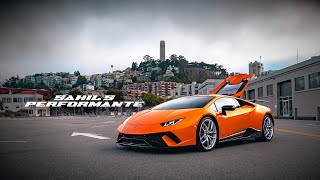 Sahils Lamborghini Huracán Perfomante LP 6404 in stunning Arancio Anthaeus 23k option 4K [upl. by Collin]