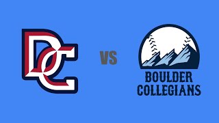 Diamond Baseball Club vs Boulder Collegians 6222024 [upl. by Heddi190]