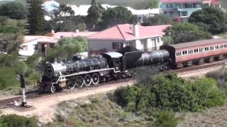 SAR Outeniqua Choo Tjoe  George to Mossel Bay 19 Oct 2009 [upl. by Klatt]