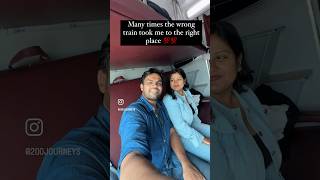 COUPLE in RAJDHANI EXPRESS FIRST CLASS AC COUPE  Luxury Travel India indianrailways shorts [upl. by Kelton]