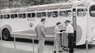 Autobus Aerocoach P 33 vo filme The Bigamist 1953 [upl. by Olnton523]