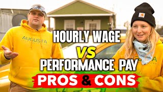 Landscape Employees Discuss Hourly Wage VS Performance Pay [upl. by Yrennalf274]