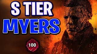 P100 Michael Myers Dismantles P100 Survivors Easy Highest MMR [upl. by Honig]