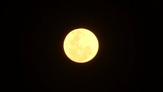 September supermoon shines over Australia [upl. by Kirat]