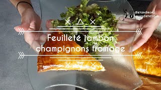 Feuilleté Jambon Champignons [upl. by Sonnie128]