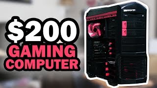 200 Budget Gaming PC  July 2018 [upl. by Sorenson670]