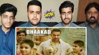 Pakistani Reaction on dangal movie Dhaakad Song 🎵 [upl. by Sikata]