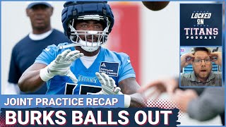 Tennessee Titans Treylon Burks BALLS OUT Pass Rush Domination amp Calvin Ridley Struggles [upl. by Kcirtapnhoj]