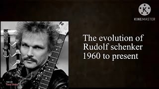 The evolution of rudolf schenker 1960 to present with music [upl. by Adalie307]