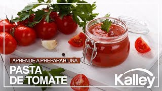 ¿Cómo preparar una pasta de tomate [upl. by Essam]