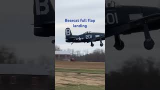 Bearcat full flaps landing 🛬 rcrcpilot rcplanes [upl. by Ohare]